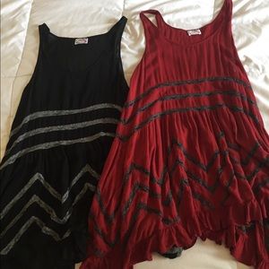 Two free people slip dresses